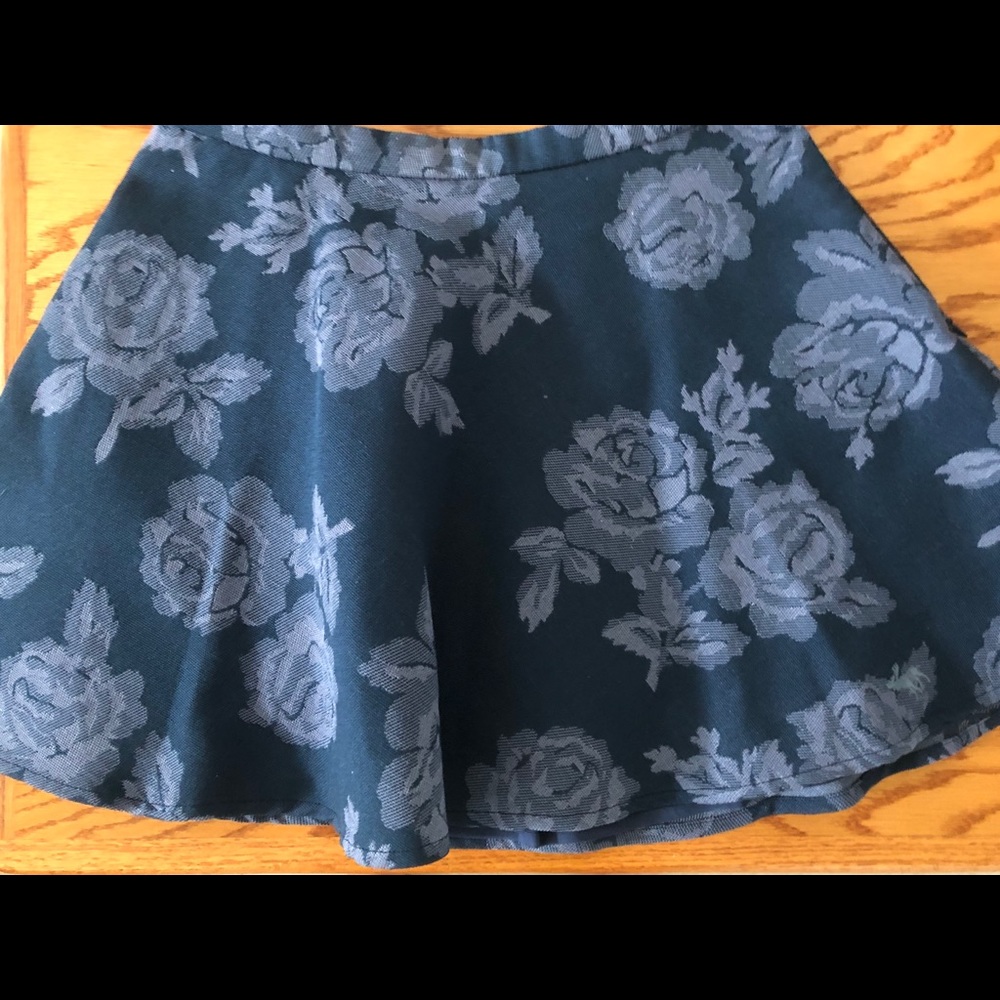 NWT Circle skirt blue floral